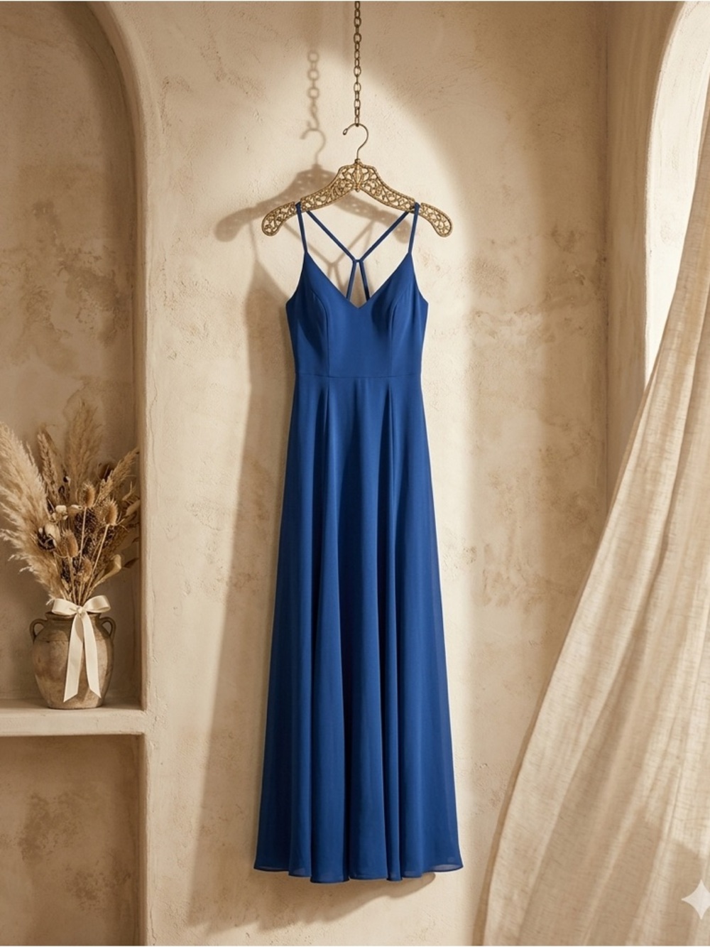 Show Me Your Mumu Godshaw Goddess Gown Navy XL Bridesmaid NWT